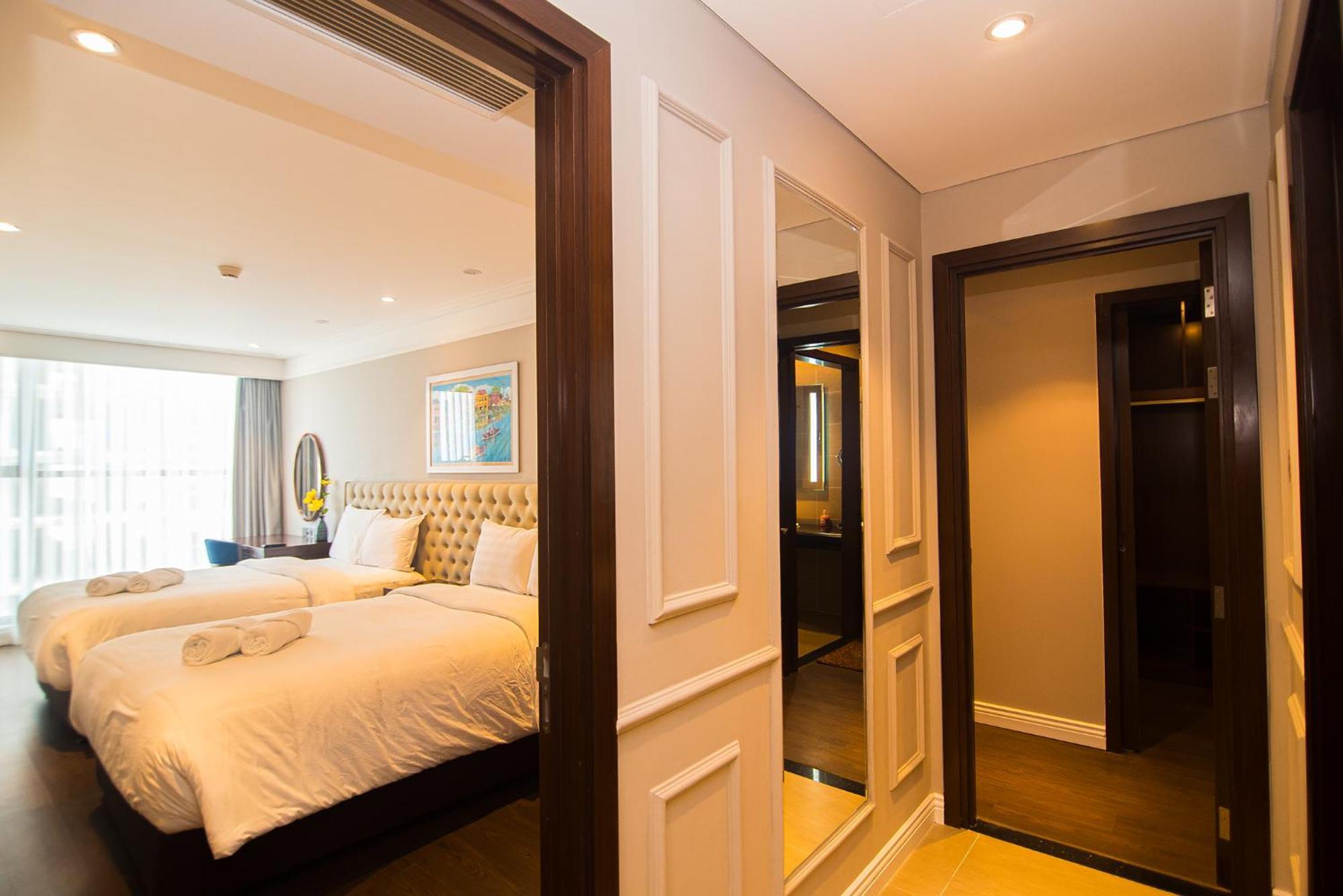 Luxury Apt Opposite Mykhe Beach ダナン市 エクステリア 写真