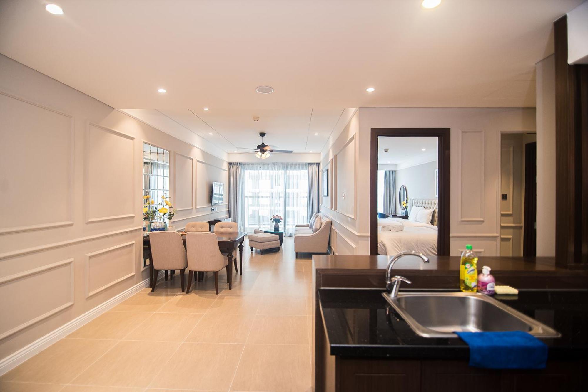 Luxury Apt Opposite Mykhe Beach ダナン市 エクステリア 写真