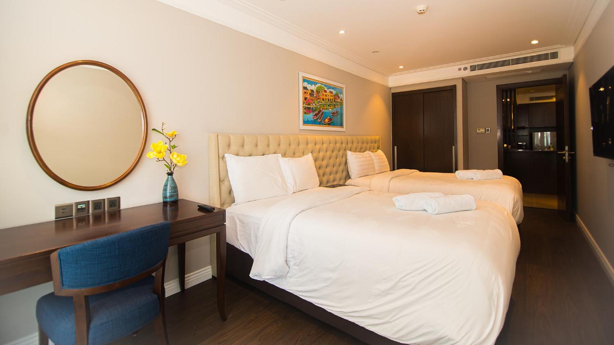 Luxury Apt Opposite Mykhe Beach ダナン市 エクステリア 写真