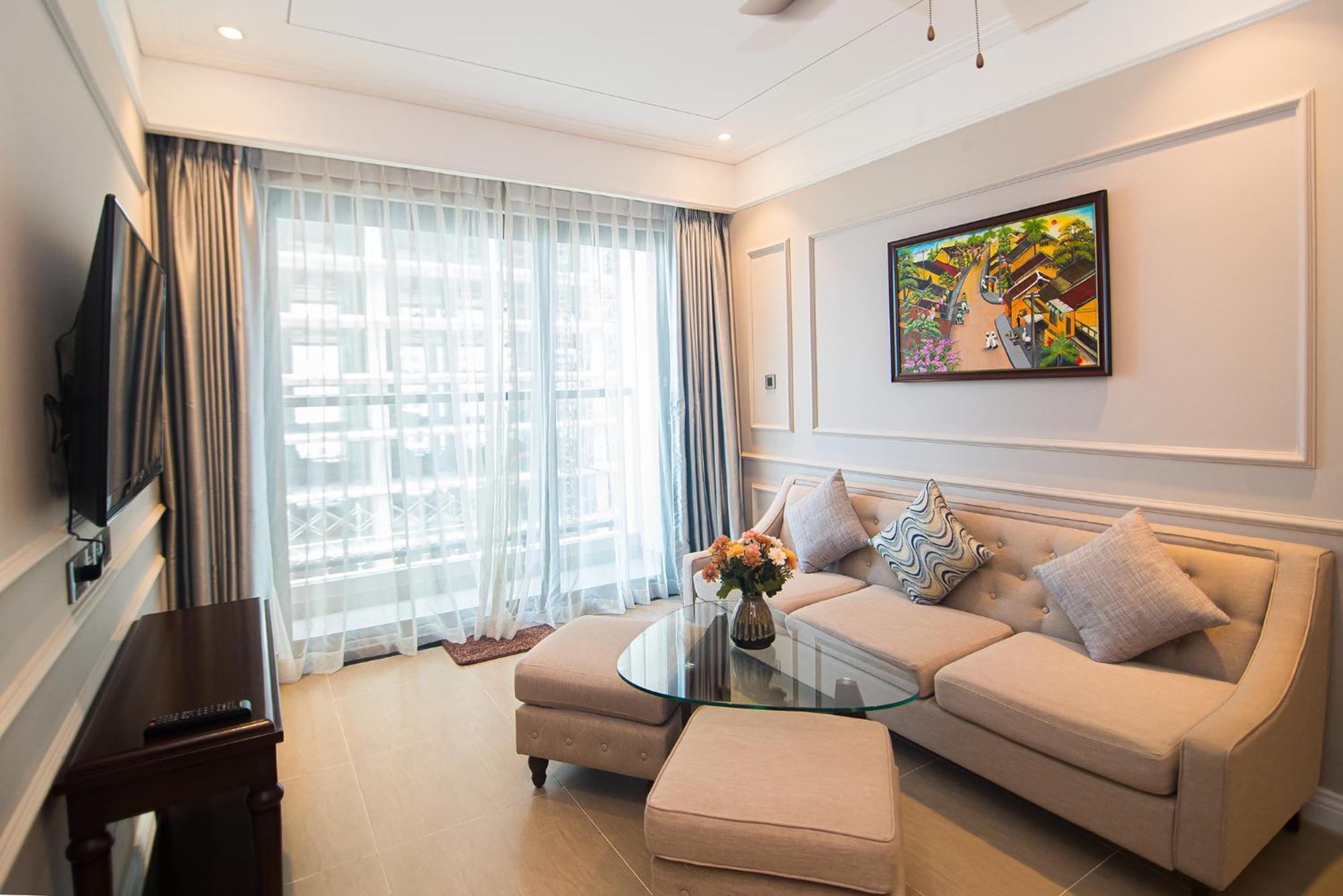 Luxury Apt Opposite Mykhe Beach ダナン市 エクステリア 写真